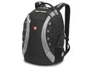 SwissGear 11912215 Polyester Laptop Backpack Black 18.25 in.