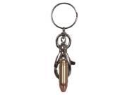 Fox Outdoor BULLET 9 Super Deluxe Bullet Key Ring With Clasp 9 mm Caliber
