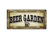 Smart Blonde LP 4285 Beer Garden Metal Novelty License Plate