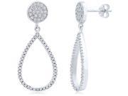 Doma Jewellery SSEZ843 Sterling Silver Earrings With CZ 4.2 g.