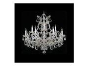 Crystorama Lighting 4412 CH CL S Maria Theresa Collection Chandelier Polished Chrome