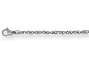 Doma Jewellery SSSSN09022 Stainless Steel Necklace Length 18 1 22 in.