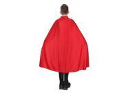 Alexander Costume 10 078 R Adult Super Hero Cape Red 58 in.