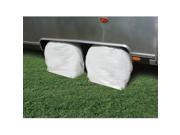 Camco 45322 Vinyl Tire Protectors 2 Pack Arctic White 27 29 In.