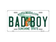 Smart Blonde LP 6030 Bad Boy Florida Novelty Metal License Plate
