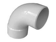 Genova Products 42940 4 In. Pvc Sewer Drain 90 Degree Street Elbow