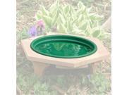 Looker Ms04 Mini Replacement Pan Outdoor Bird Bath Green
