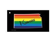 Smart Blonde KC 6330 Kansas Rainbow State Novelty Key Chain