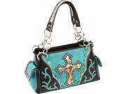 BNFUSA LUPFF08 Casual Outfitters Ladies Fashion Cross Purse with Colored Beads