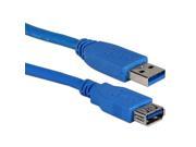 QVS CC2220C 10 10 ft. USB 3.0 5Gbps Type A Male to Female Extension Cable