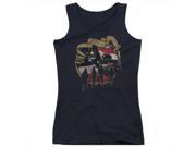 Army Duty Honor Country Juniors Tank Top Black 2X