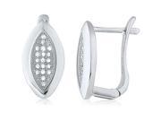 Doma Jewellery MAS09048 Sterling Silver Earrings with Micro Set Cubic Zirconia