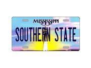 Smart Blonde LP 6553 Southern State Mississippi Novelty Metal License Plate