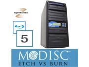 Produplicator MDISC05BD Write Once Read Forever 5 Burner M Disc Ready CD DVD Duplicator plus Free 5pk MDisc DVD
