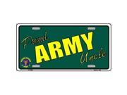Smart Blonde LP 5399 Proud Army Uncle Novelty Metal License Plate