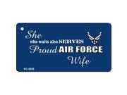 Smart Blonde KC 5355 Air Force Wife Novelty Key Chain
