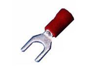 Morris Products 10110 Vinyl Insulated Spade Terminals 22 16 Wire No. 4 Stud Pack Of 100
