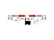SKYJACKER 7214 Dual Steering Stabilizer White With Red Shock Boot And Bracket
