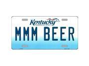 Smart Blonde LP 6796 MMM Beer Kentucky Novelty Metal License Plate