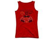 Trevco Batman Ready For Action Juniors Tank Top Red Large