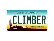 Smart Blonde LP 6088 Arizona Climber Novelty Metal License Plate