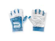 Grizzly Fitness 4007161 Womens Blue Grizzly Paw Gloves Large