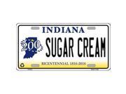 Smart Blonde LP 6372 Sugar Cream Indiana Novelty Metal License Plate