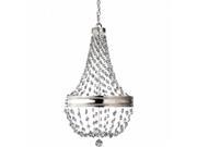 Feiss F2811 6PN Malia 6 Light Nickel Chandelier