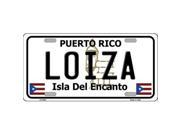 Smart Blonde LP 2854 Loiza Puerto Rico Metal Novelty License Plate