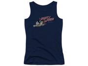 Trevco Mighty Mouse Mighty Retro Juniors Tank Top Navy Extra Large