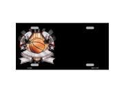 Smart Blonde LP 3790 Basketball Banner Offset Metal Novelty License Plate