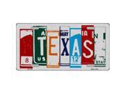 Smart Blonde LPC 1057 Texas License Plate Art Brushed Aluminum Metal Novelty License Plate