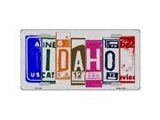 Smart Blonde LPC 1026 Idaho License Plate Art Brushed Aluminum Metal Novelty License Plate