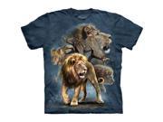 The Mountain 1033161 Lion Collage T Shirt Medium
