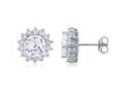 Doma Jewellery SSEZ500C Sterling Silver Earrings With CZ 4.6 g.