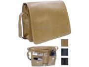 Piel Leather 9033 Genuine Leather Large Handbag With Organizer