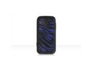DreamWireless SCHTCG1PPZ PR HTC Dream G1 Premium Skin Case Purple Zebra
