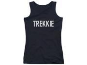 Trevco Star Trek Trekkie Juniors Tank Top Black Large