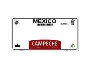 Smart Blonde LP 4809 Campeche Mexico Novelty Background Metal License Plate