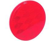 United States Hardware RV 659C 3 in. Red Reflector