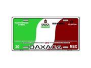Oaxaca Mexico Look A Like Metal License Plate All wording is Free