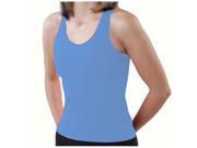 Pizzazz Performance Wear 9800 COL 2XL 9800 Adult Racer Back Top Columbia Blue 2XL