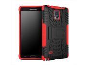 Roocase RC NOTE4 HYB D8 RD Samsung Galaxy Note 4 Trak Armor Case Red