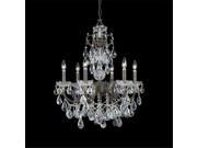 Legacy Collection 5196 EB CL MWP Ornate Chandelier Accented with Majestic Wood Polished Crystal