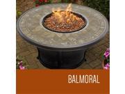 TKC Balmoral Round Porcelain Top Gas Fire Pit Table 48 in.