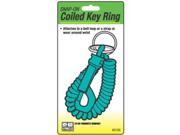 Hy Ko Products KC153 Coiled Key Ring With Plastic Snap Pack Of 5