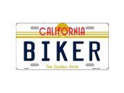 Smart Blonde LP 6851 Biker California Novelty Metal License Plate