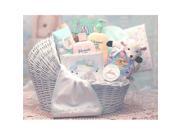 Gift Basket Drop Shipping 89062 Y T Welcome Baby Bassinet New Baby Basket Yellow Teal
