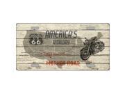 Route 66 America s Highway Metal License Plate