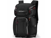 TaylorMade 51575 Players Backpack Black Gray Red